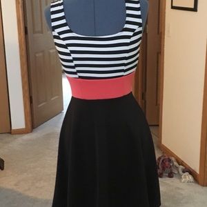 modcloth striped top sailor style dress